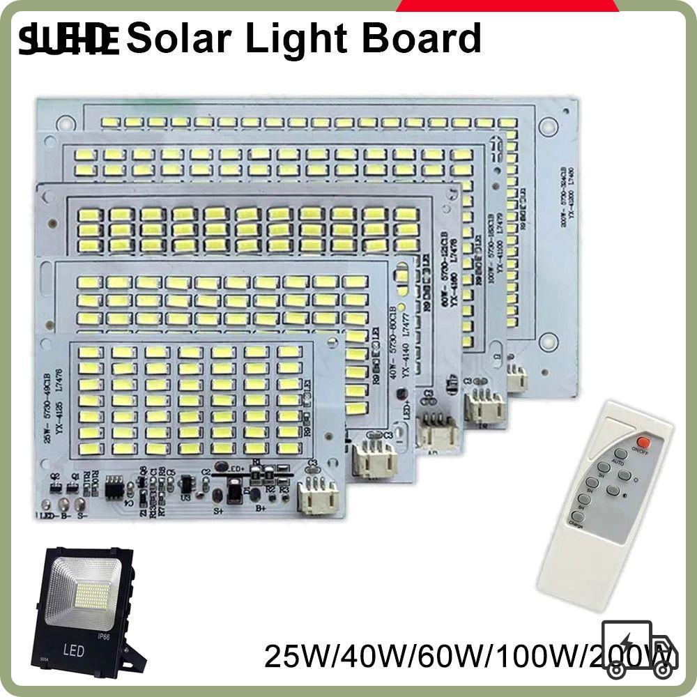 SUHE 1 ชิ้นไฟ LED, ความสว่างสูงแสงสีขาวแผงแหล่งกําเนิดแสง, SMD5730 25/40/60/100/250 วัตต์พร้อมรีโมทคอนโทรล Floodlight