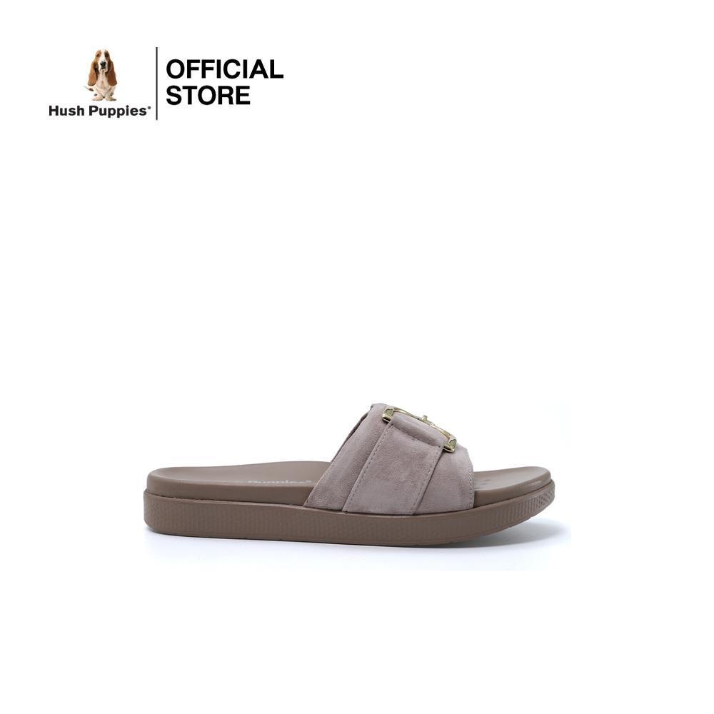 Hush Puppies รองเท้าผู้หญิง รุ่น  HP 8WSFSI626C - สีเบจ (รองเท้าแตะหนังแท้แบบสวม)