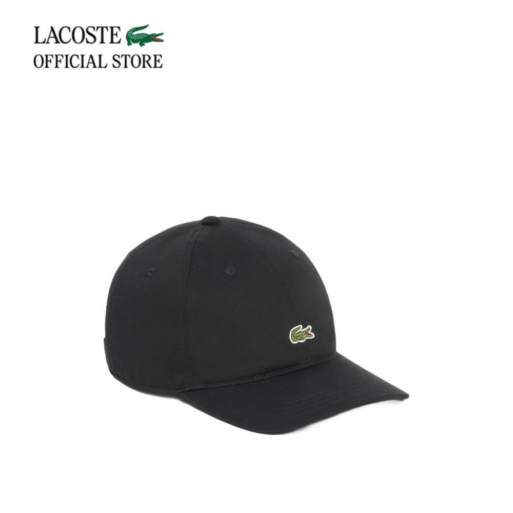 LACOSTE หมวกผู้ใหญ่ COTTON TWILL CAP รุ่น RK7390 - NOIR