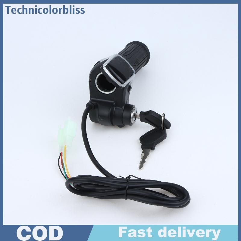 Tcbs 36V 1000W แปรง E-Bike Controller มัลติฟังก์ชั่ Thumb คันเร่ง Grip Kit สําหรับกลางแจ้ง E-Bike อะ