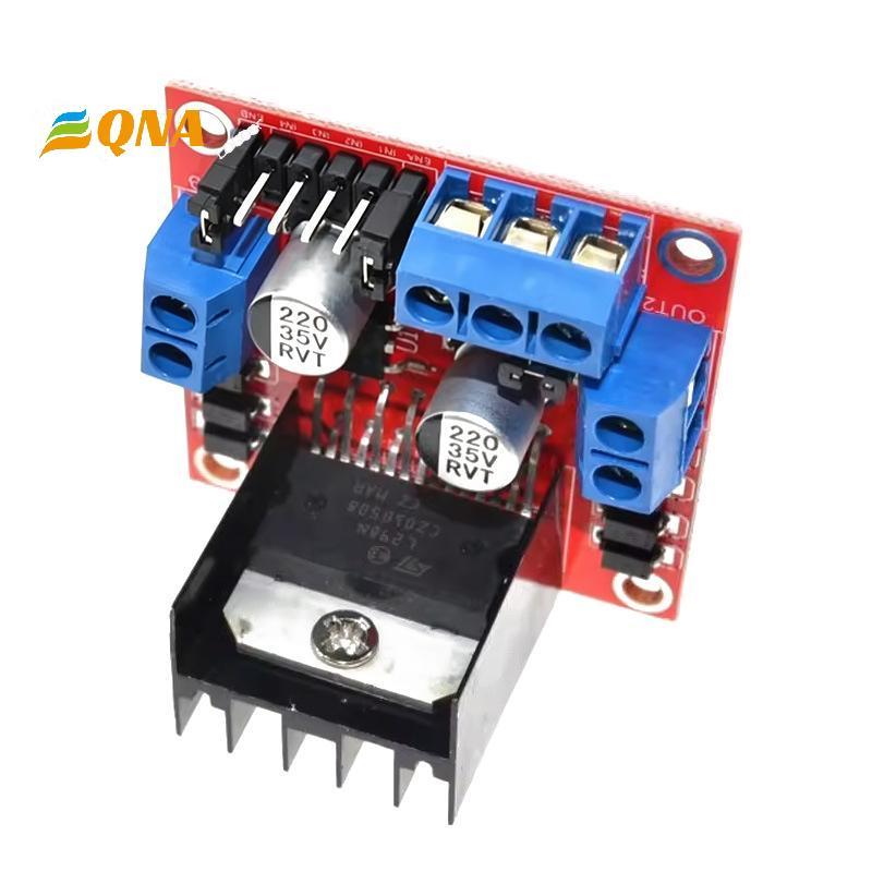 [QNA] L298N บอร์ดขับมอเตอร์ DC & Stepper Motor Driver Module สําหรับหุ่นยนต์อัจฉริยะใหม่