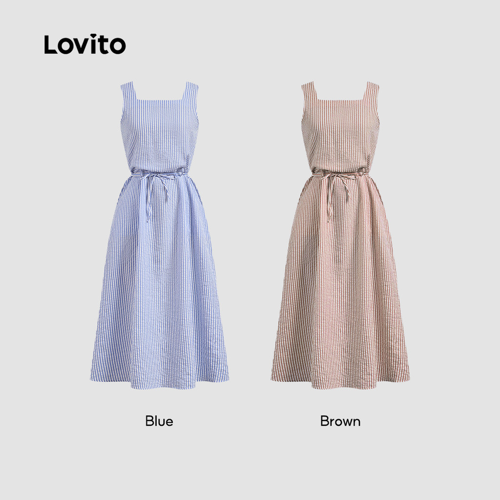 Lovito أوفرول نسائي — أزرق — صورة 2