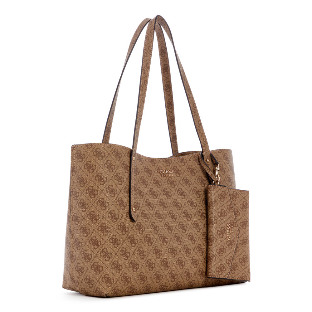 GUESS حقيبة توت BRENTON — بني