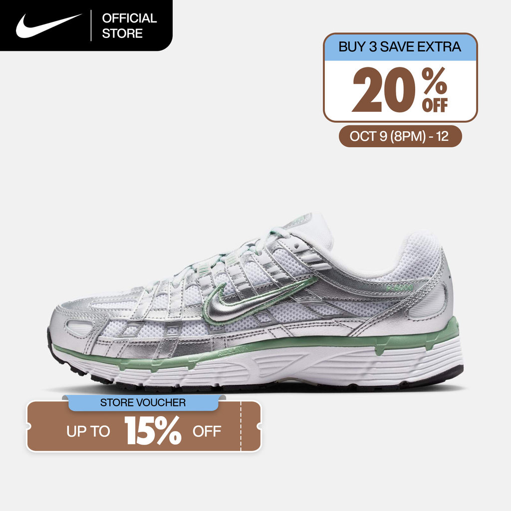 NIKE حذاء نسائي P-6000 — فضي — صورة 2