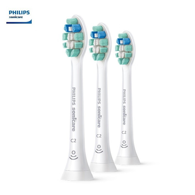 HX9023 เปลี่ยนหัวแปรง C2 Optimal Plaque Defence สําหรับแปรงสีฟัน Sonicare 3 ชิ้น/แพ็คHT99 XXVD