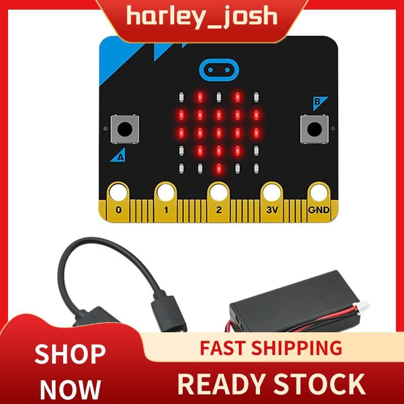 harley_josh V1.5 Development Board Smart Car Kit/Qtruck/Python Education Microbit หุ่นยนต์ตั้งโปรแกร