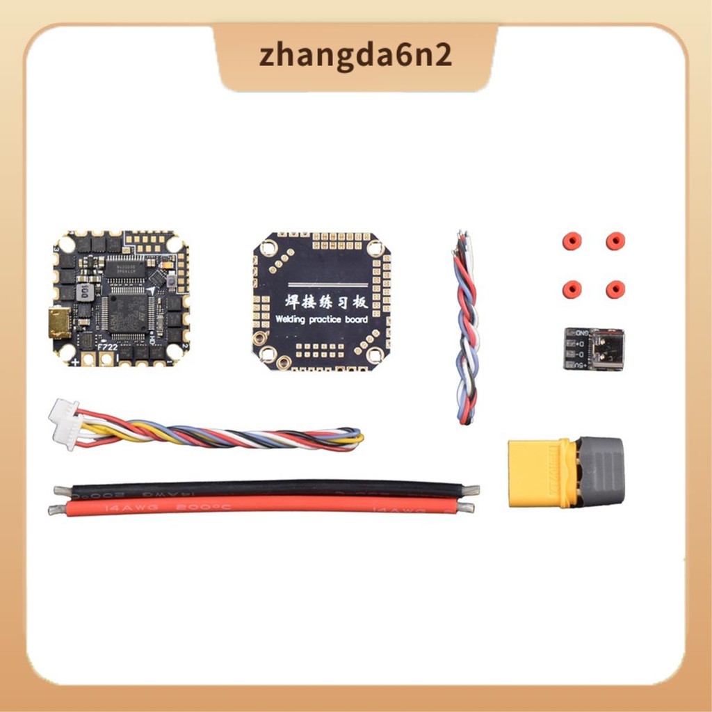 In StockGHF722AIO-HD 40A AIO Baro OSD F722 Flight Controller BLHELIS 40A 4in1 ESC 2-6S สําหรับ FPV F