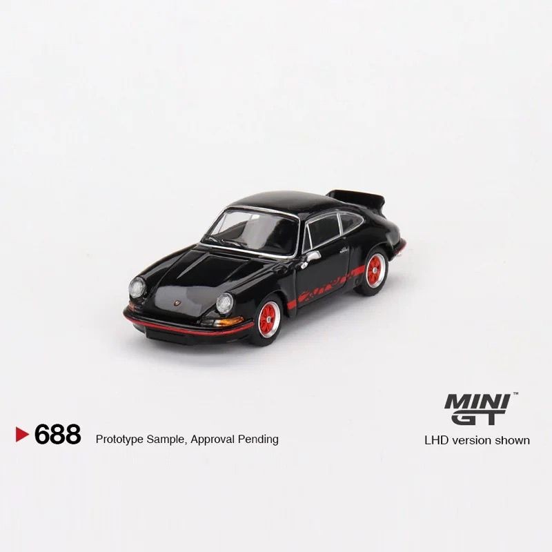 พร้อมส่ง MINI GT 1: 64 Porsche 911 Carrera RS No. 2.7 เบอร์ 688 โมเดลรถอัลลอย