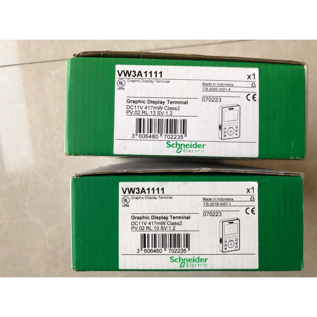 Schneider Inverter Operation Panel VW3A1111 ยี่ห้อใหม่ของแท้พร้อมสต็อก