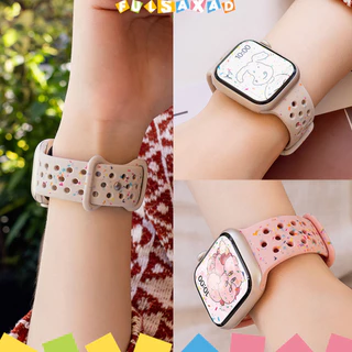 สายยางซิลิโคนอ่อนสำหรับ for Apple Watch Ultra 3 2 49มม Iwatch Series 11 10 9 8 7 6 5 SE 3 2 46 45 44 42 40 38มม