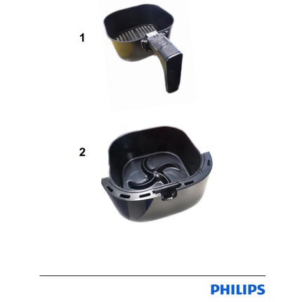 Philips Air Fryer HD9270 9280 ตะกร้าทอด Handle Grid ถาดน้ํามันย่างอุปกรณ์เสริม