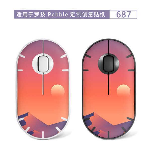 ( บลูทูธ เสียงเงียบ) chichang ใช้ได้กับ Logitech Goose Warm Stone Mouse Film Pebble Bluetooth Mouse 