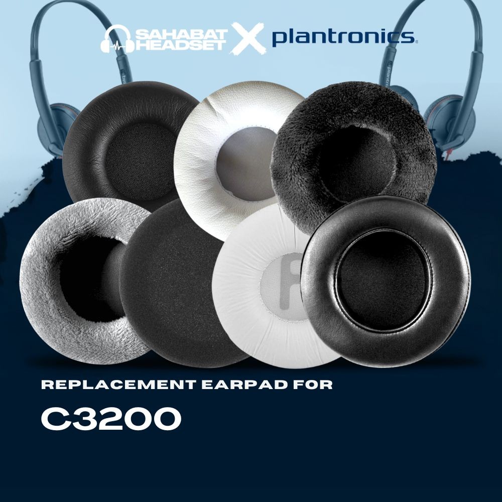 เบาะรองหู Earcup Plantronics C3200 C 3200 C-3200 แผ่นโฟม