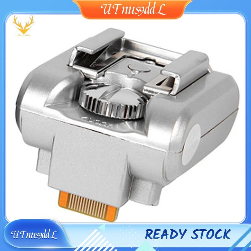 [UTnus9ddL] อะแดปเตอร์แฟลชทริกเกอร์สีเงินสําหรับกล้อง NEX-3/C3/F3 สําหรับ NEX-5/5N/5R/5C/5T สีเงิน