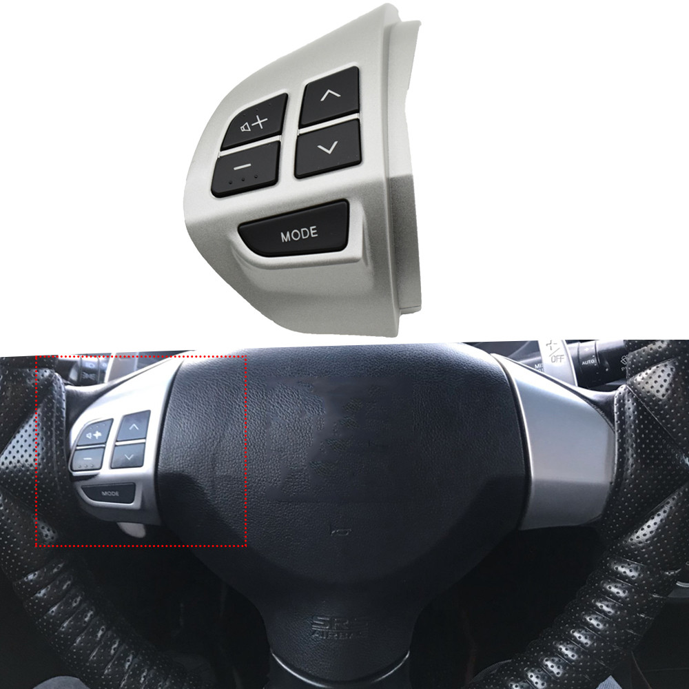 ปุ่มปรับระดับเสียงพวงมาลัยด้านข้างสําหรับ Mitsubishi L200(KB) 2006-2016 สําหรับ Mitsubishi Laner (CX,CY) 2007-2014