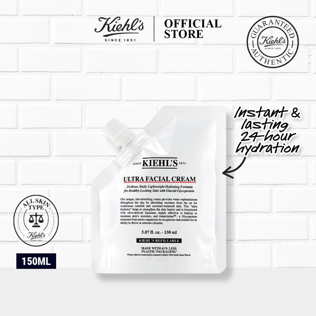 Kiehl's Ultra Facial Cream Sustainable Refill Pack (150ml)