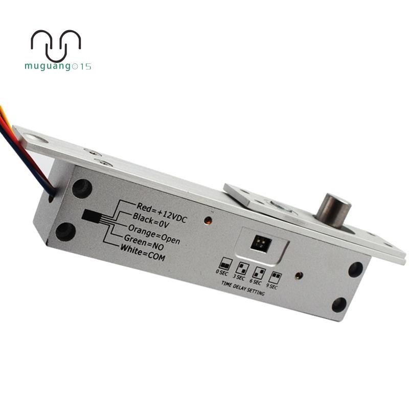 [ลดราคา M5]DC12V Fail Safe หรือ Fail Secure Electric Mortise Lock หน่วงเวลาปรับได้ล็อคมอร์ติอิเล็กทร