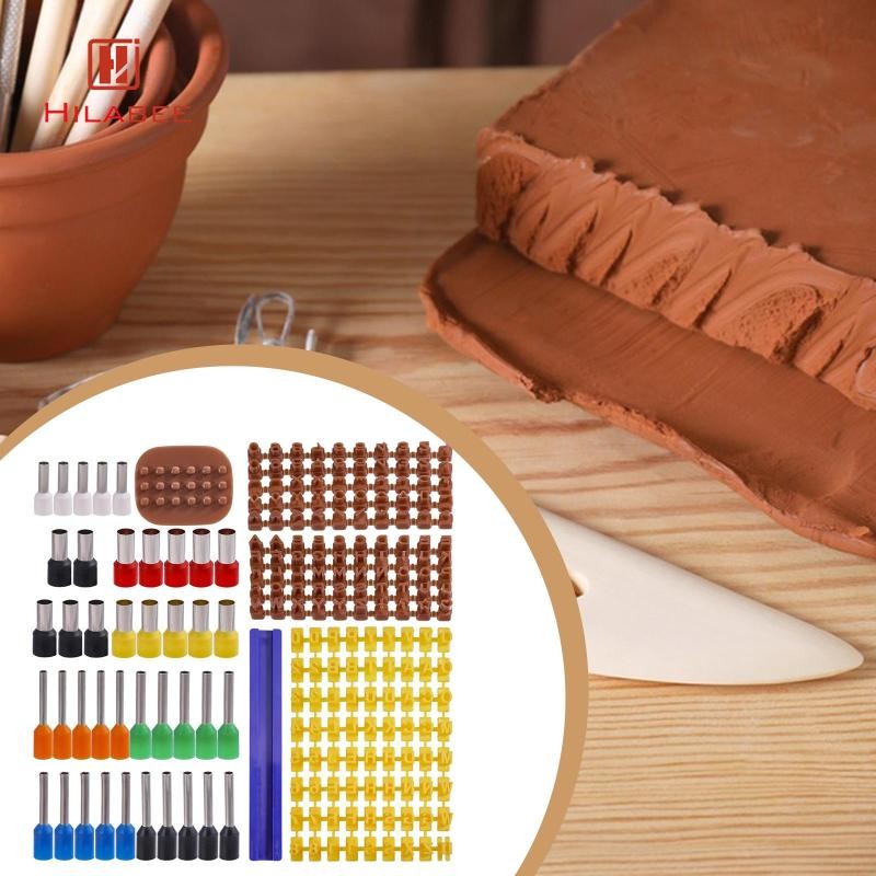 [hilabee] แสตมป์ตัวอักษรสําหรับดิน, อุปกรณ์เสริมแสตมป์ตัวเลข DIY Craft Punch เครื่องมือเซรามิคเบเกอร