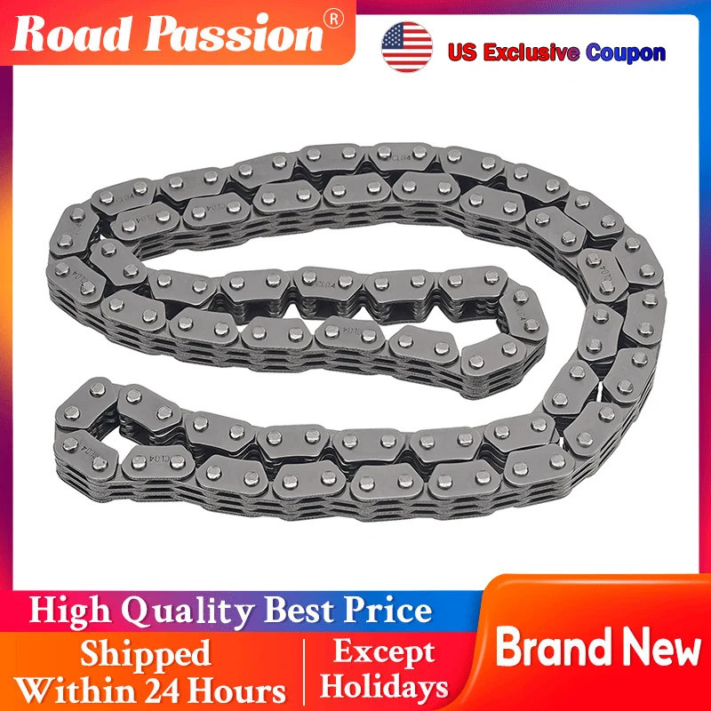 รถจักรยานยนต์ Camshaft Timing Chain 118 Links สําหรับ Honda NV400 NV750C2 Shadow NT400 NC25 NT650 NT