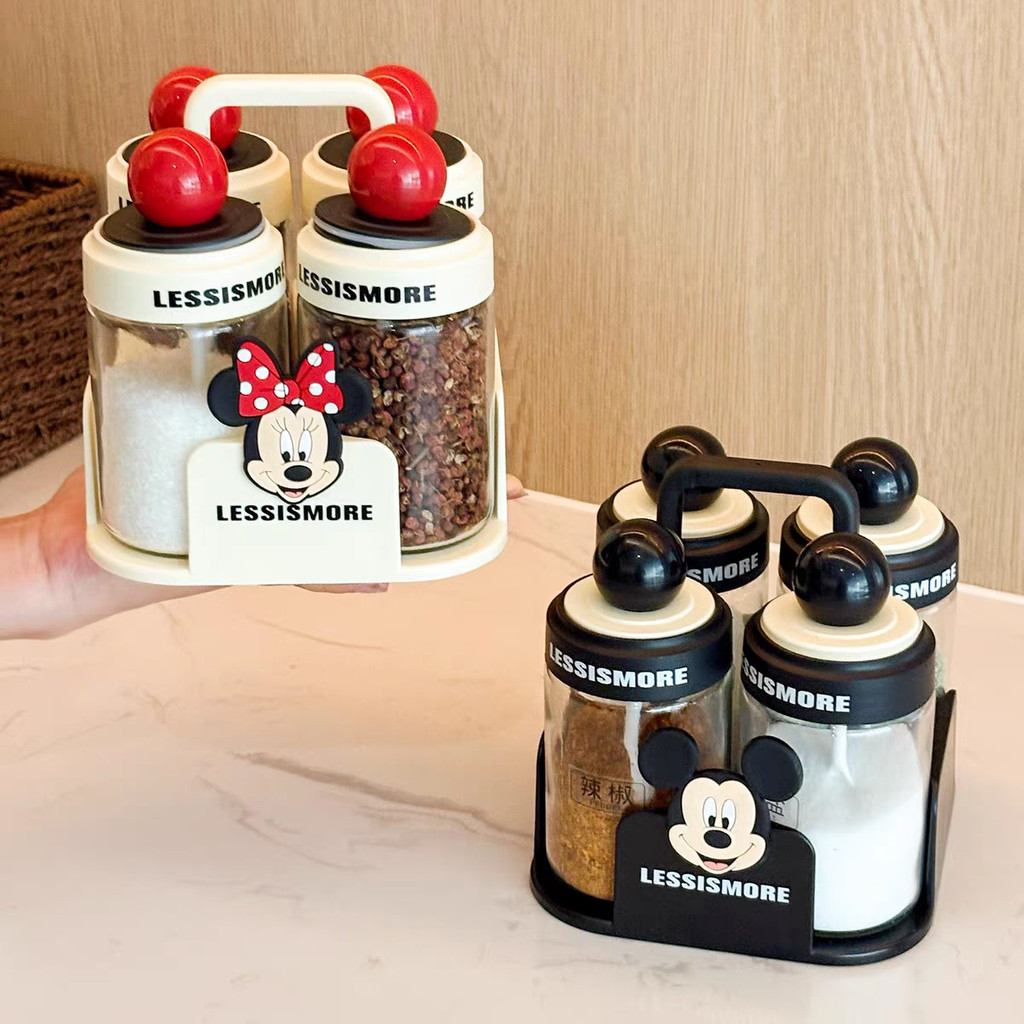 MQ Creative Mickey Kitchen Seasoning Jar ชุดรวมกล่องเก็บเครื่องปรุงรส