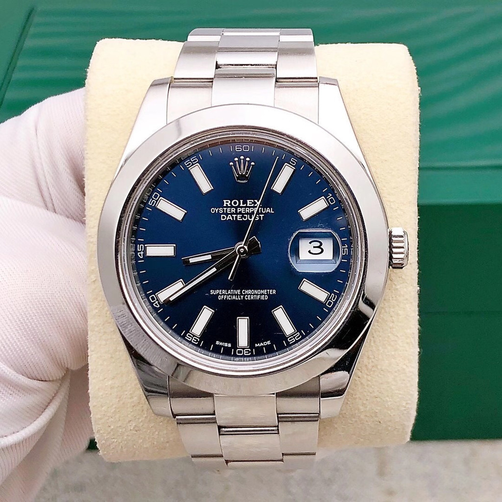 Rolex Rolex Log Type Automatic Mechanical นาฬิกาผู้ชายแท้ นาฬิกาสวิส116300