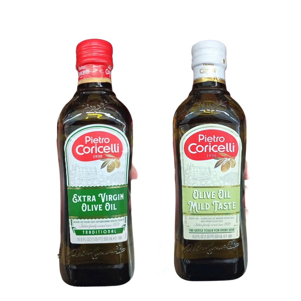 ❤️ไม่แท้คืนเงิน❤️Pietro Coricelli Olive Oil-Extra Virgin Oil 500ml. น้ำมันมะกอก นำเข้าจากอิตาลี