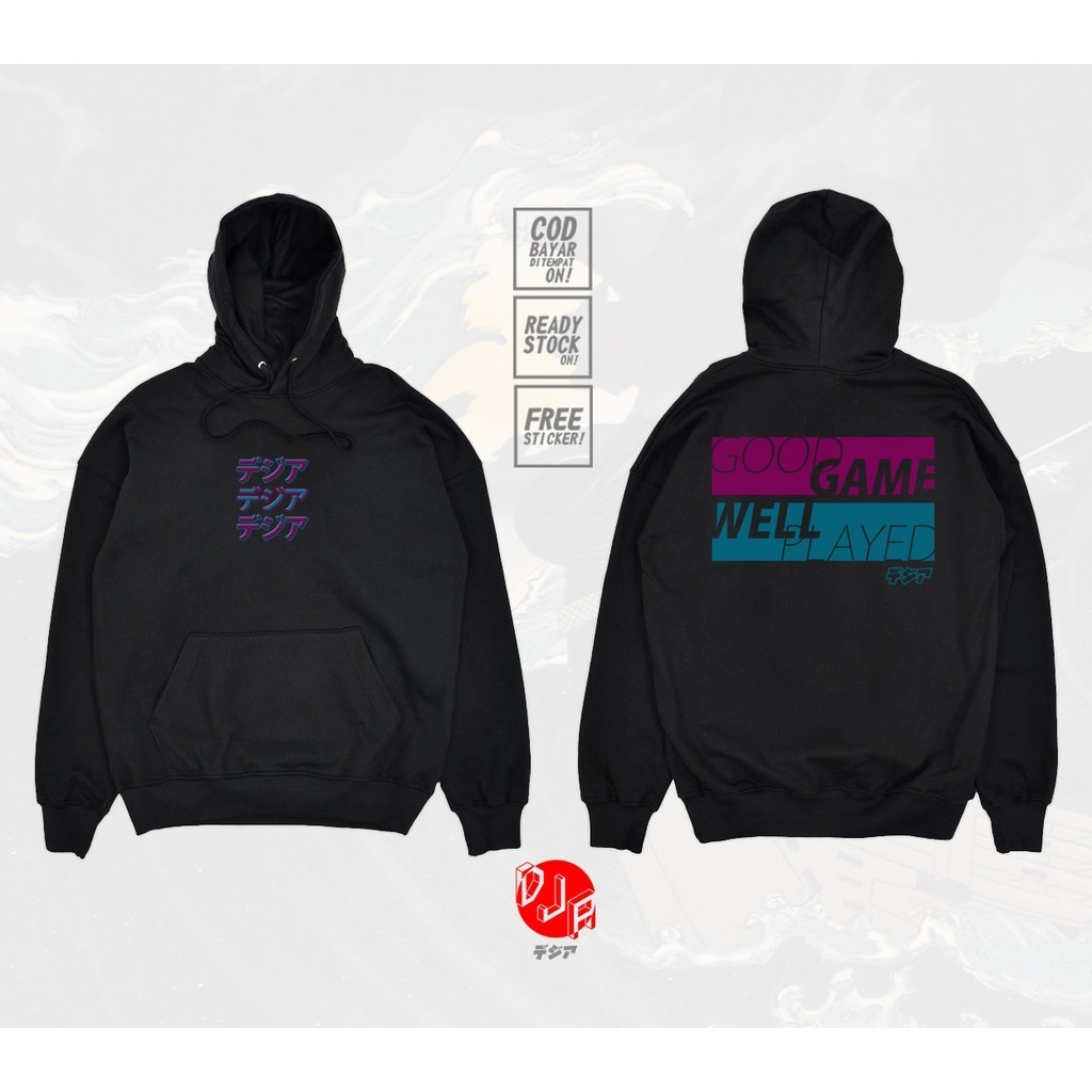 💯 🤗 【Hoodie】 HOODIE ดีเกม WELL PLAYED GWP ESPORTS GAM ญี่ปุ่นเสื้อผ้าอะนิเมะมังงะ SWETER JACKET DIST