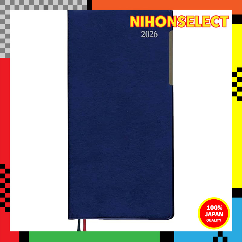 Daigo Weekly Planner 2026 - Left Layout - Navy - Starts September 2025