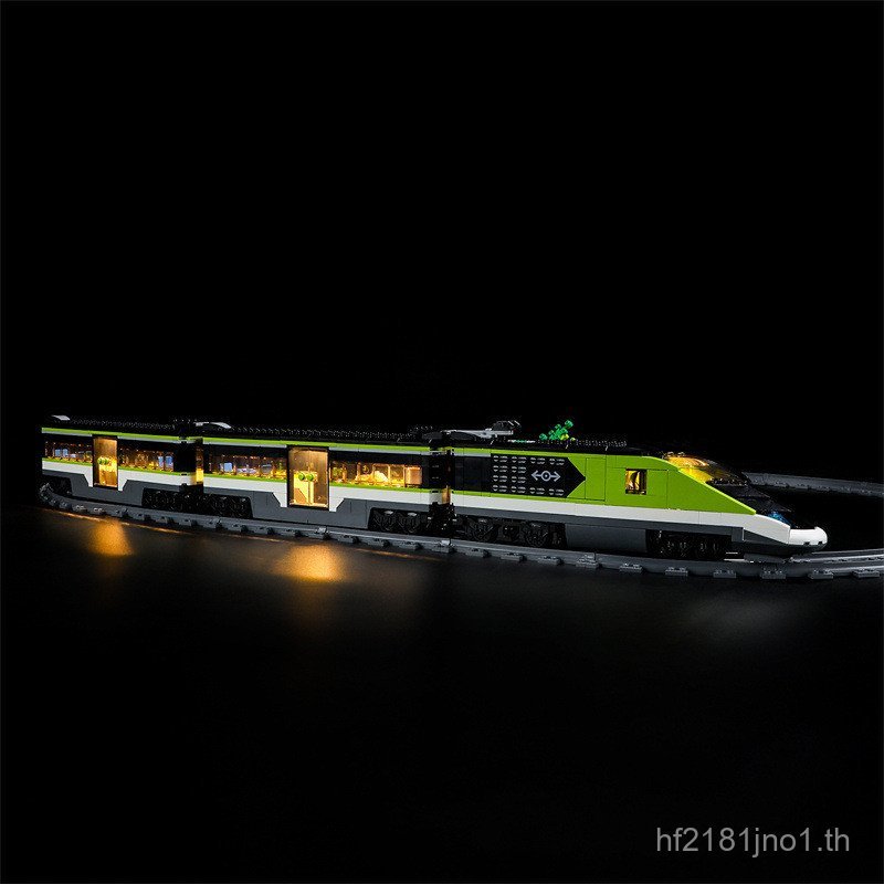 Lighting City Building Blocks YEABRICKS Extra Fast LED Light 60337 รถไฟใช้งานร่วมกับ Lego Series