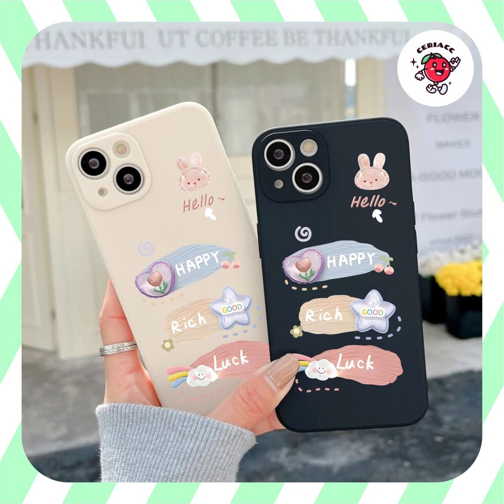 PRINTING LENS PROTECTOR Hello Bunny case samsung a15 M14 a04 a03 a14 4g a04e a13 5g a04s m53 a33 5g 