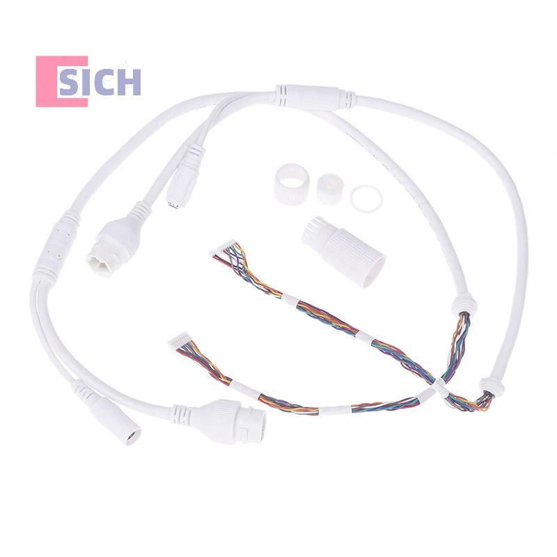 [Sich] 1 PC Ethernet Lan Cable POE RJ45 สายเคเบิลเครือข่าย 10 Pin 10 Core 12 Pin 10 Core Tail Line ห