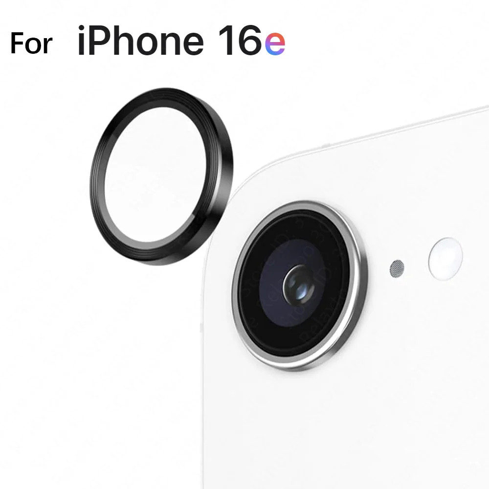 กันรอยกล้องไอโฟน iPhone 16e กันเลนส์กล้องไอโฟน16e กระจกกันเลนส์ iPhone16e Camera Lens Protection