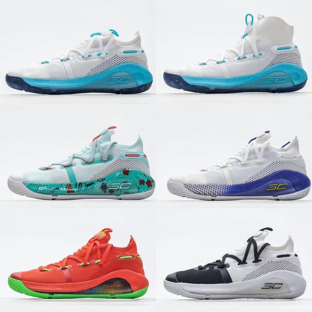 Undar Arnomr Curry 6 Mens Cushioning Anti-Slip Basketball Shoes Wear-Resistant Fashion Full-Store Sp
