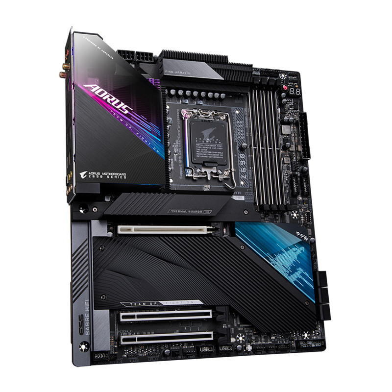 I9 12900KF/K/KS พร้อม Gigabyte Z690 แกะสลักขนาดใหญ่ขนาดเล็ก CPU เมนบอร์ดชุด I912900เค KS/เค