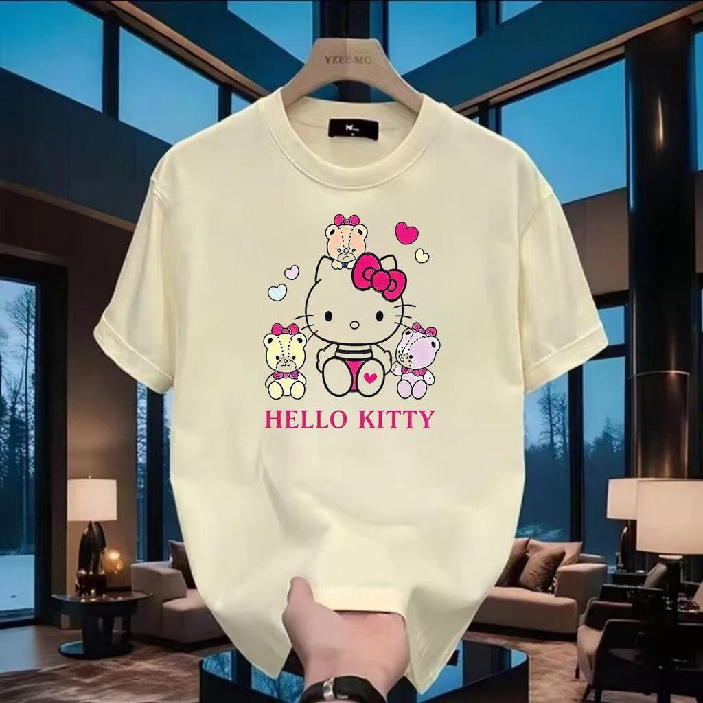 เสื้อยืดสไตล์เกาหลีคิดตี๋  เนื้อผ้าพรีเมี่ยม พิมลายน่ารัก สวย ทันสมัย ผ้านิ่ม เด้ง ใส่สบาย สินค้าพร้อมจัดส่ง BP001-T0196