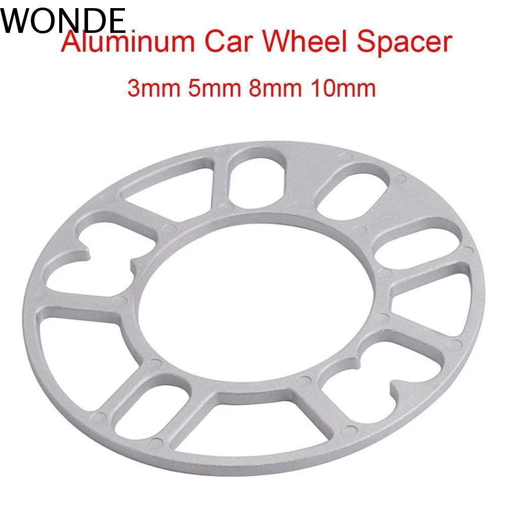 WONDE รถล้อ Spacers 3 มม.5 มม.8 มม.10 มม.5x108 5x114.6 5x120 อลูมิเนียม Universal 4x100 4x114.6 3 5x
