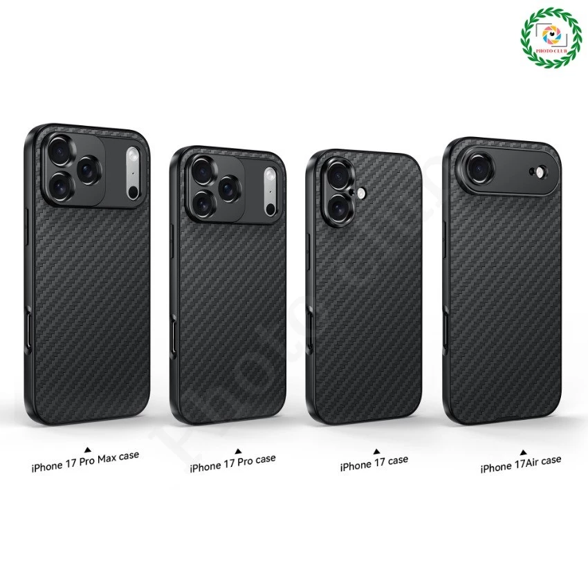 เคสคาร์บอนไฟเบอร์ รองรับเลนส์ 17 มม. สำหรับ iPhone 17 Pro Max/17 Pro/17 thumbnail 3