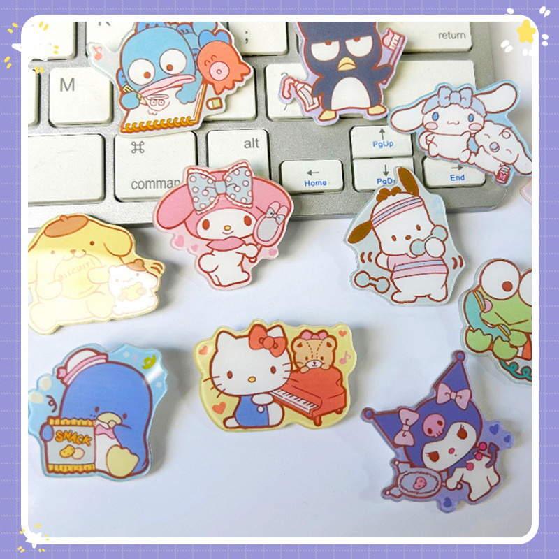 การ์ตูน Patcha เข็มกลัดสุนัขกระเป๋านักเรียนตกแต่งน่ารักสัญลักษณ์ของขวัญสําหรับนักเรียน