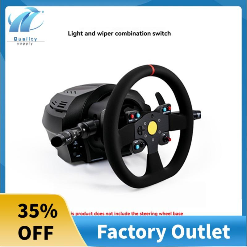 พวงมาลัยรวมสวิตช์พวงมาลัยไฟปัดน้ําฝนเกม Simracing สําหรับ T300 TGT