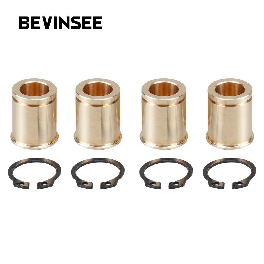 BEVINSEE ทองเหลืองเบรค Caliper ท่องเที่ยว Bushing ชุดสําหรับ BMW E46 E36 E90 E91 E92 E30 E39 E28 E34