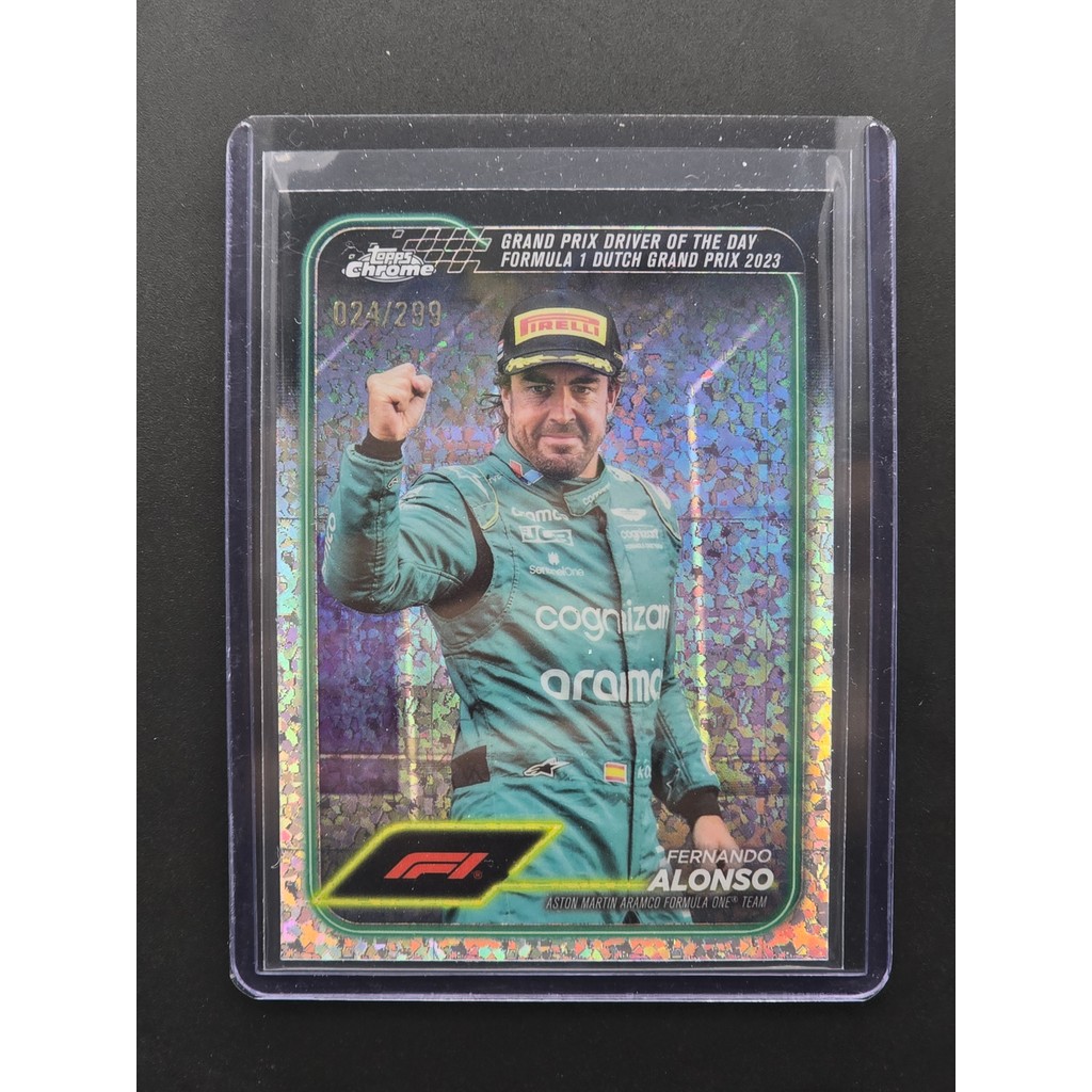 การ์ด 2024 Topps Chrome Formula 1 Fernando Alonso /299