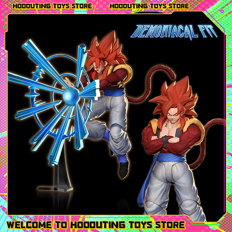 Demoniacal Fit Action Figure SSJ4 Gogeta Dragon Ball GT 3.0 ตัวเลข Super Saiyan 4 Gogeta ตุ๊กตา SHF 