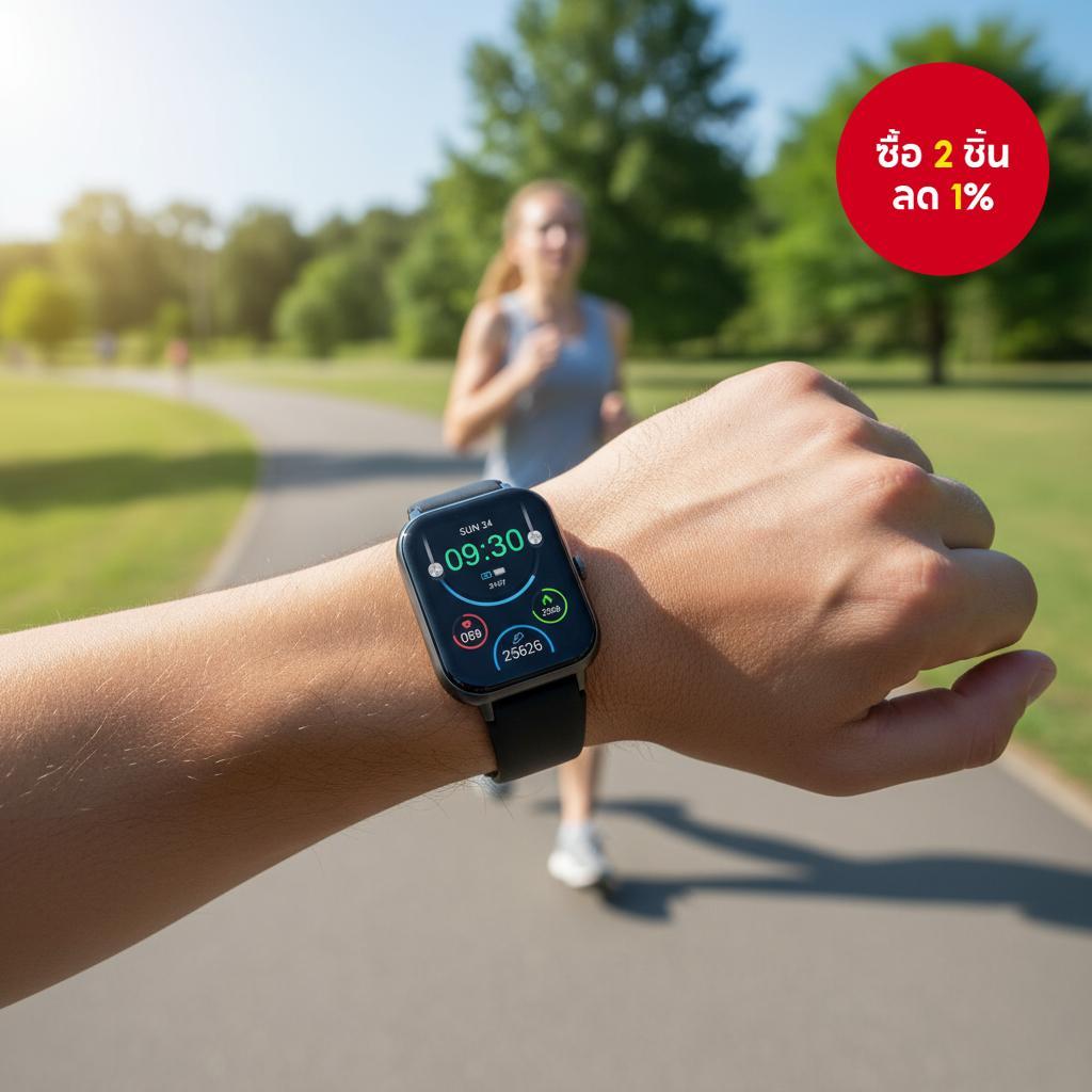 นาฬิกาอัจฉริยะ 2025 BlueTooth Call Smart Watch สําหรับผู้หญิง ตรวจสอบสุขภาพ 24 ชั่วโมง โหมดกีฬา 100+