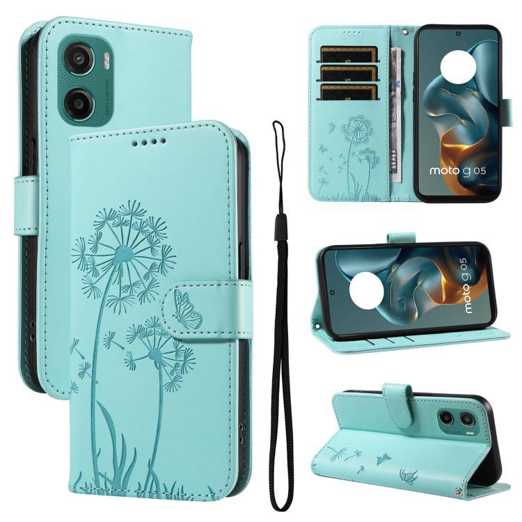 เตรียมจัดส่ง Dandelion นูนรูปแบบหนังเคสโทรศัพท์สําหรับ Motorola Moto G05/Motorola Moto G15/Motorola 