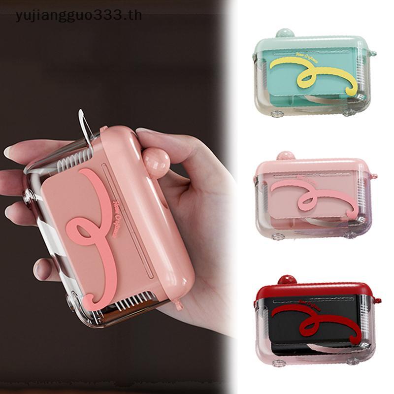# yujiang # กล่องเก็บไหมขัดฟัน Auto Pop UP Design เครื่องจ่ายไหมขัดฟันแบบพกพาเครื่องมือทําความสะอาดฟันกล่องรีฟิลห้องครัวกลางแจ้ง.