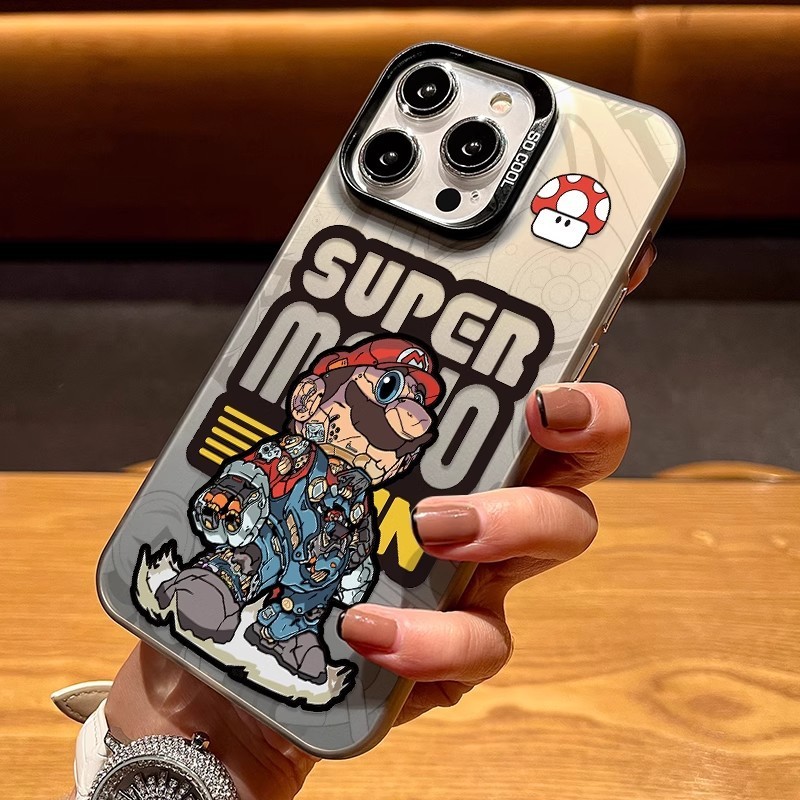 Mechanical Mario เหมาะสําหรับ Apple iPhone17 เคสโทรศัพท์ VIVOS18 High-End การ์ตูนน่ารักป้องกันกรณี 2