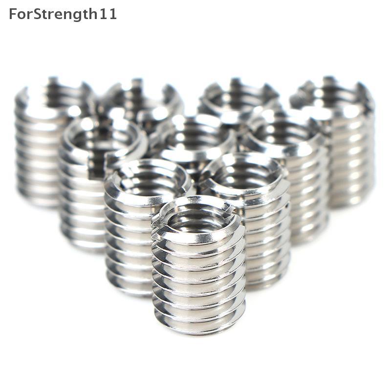FO 10PCS อะแดปเตอร์เกลียวสแตนเลสแปลง M8 8 มม.ชาย M6 6 มม.หญิง TH