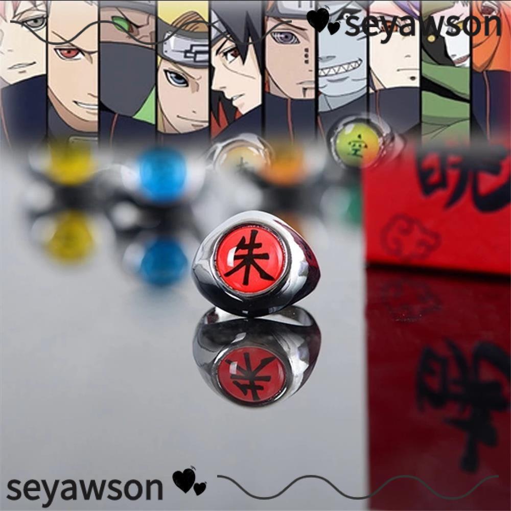 SEYAWSON Anime Ring Party Accessories สําหรับผู้หญิงผู้ชาย Qing Style Itachi