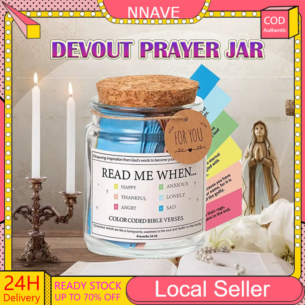 Read Me When Bible Verss Jar Bible Verses Hope Jar สําหรับ Loved พร้อม Verse Notes & Box Christian