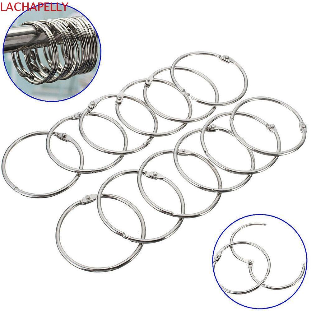 LACHAPELLY Hooks Rings Anti Rust Round Shower Curtain
